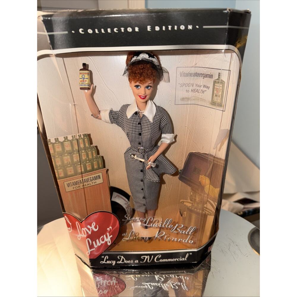 Mattel I Love Lucy Barbie Doll - In Original Box